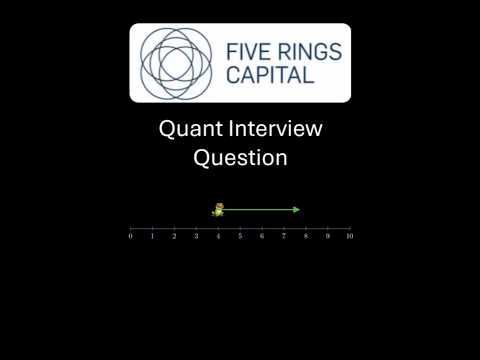 Five Rings Quant Interview Question #quantinterviews
