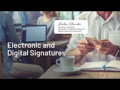 Electronic and digital signatures explained: Types, differences, uses #AscertiaOn