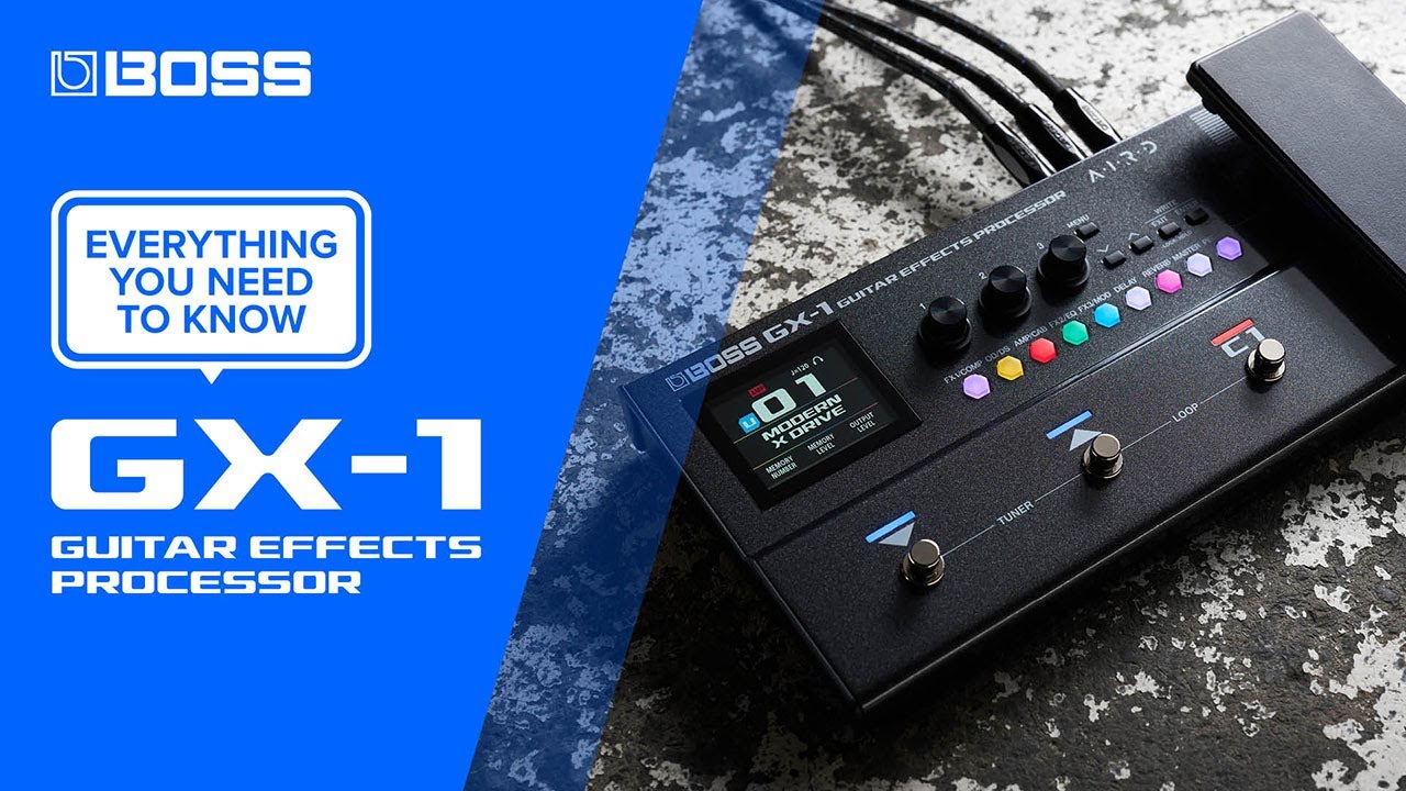BOSS GX-1 Guitar Effects Processor | Everything You Need to Know