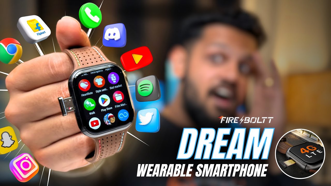 Fire-boltt Dream Smartwatch⚡️"Android Wristphone" Unboxing & Full Review🔥