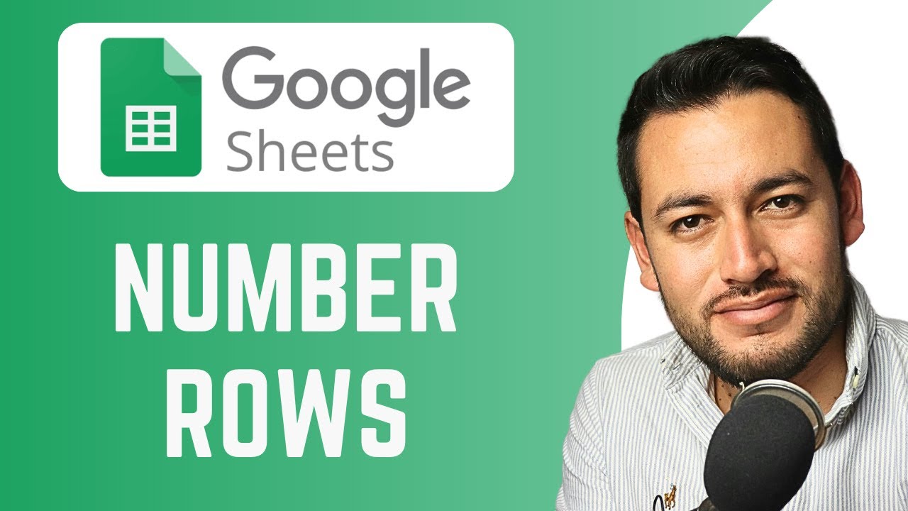 How To Number Rows in Google Sheets | generate row numbers | Google Sheets Tutorial