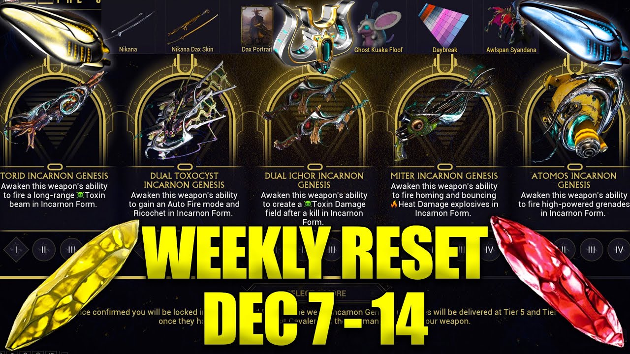 Warframe Weekly Reset & New Updates (Dec 7-14) ๐ฎ