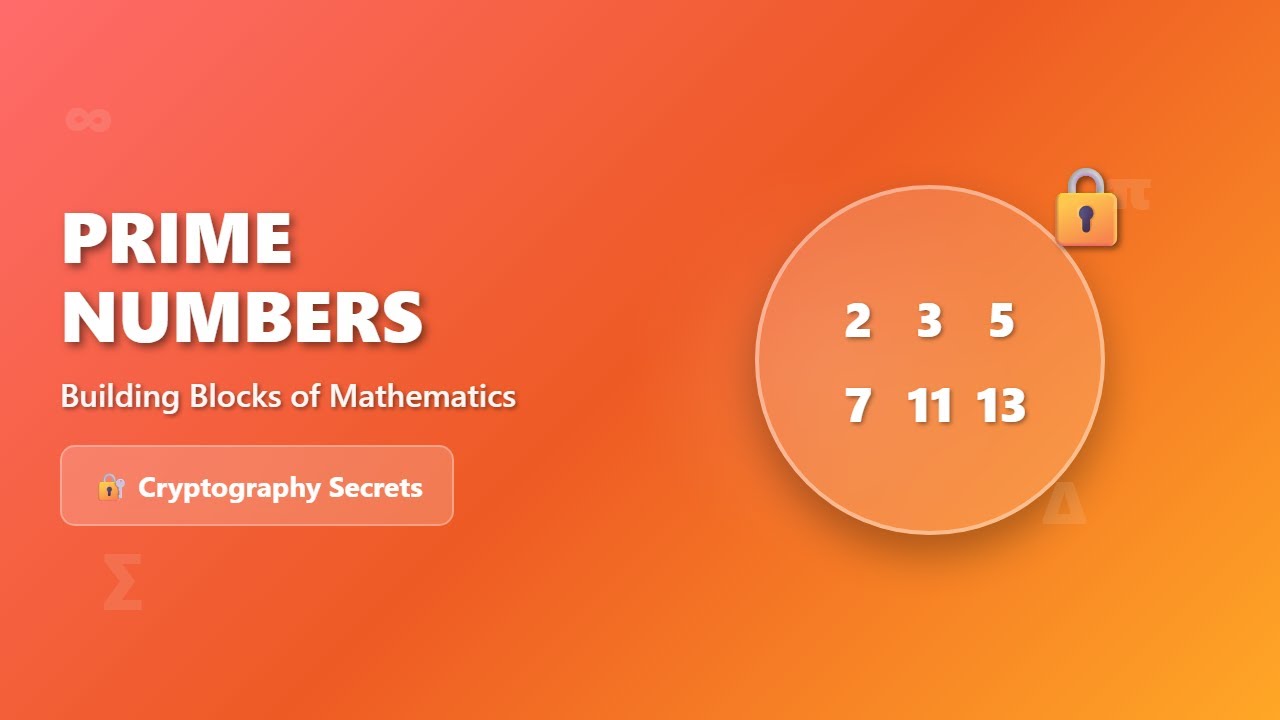 Prime Numbers Explained: The Key to Math and Cryptography 🔐