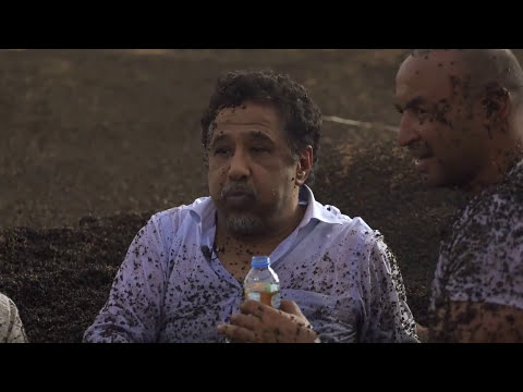 شاهد هدوء أعصاب الشاب خالد بعد أكتشاف مقلب رامز جلال فى رامز تحت الأرض