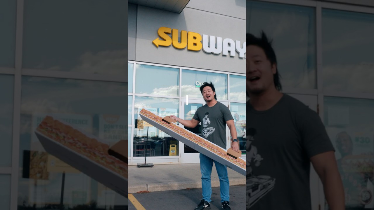 World's Largest Subway Sandwich 🥪