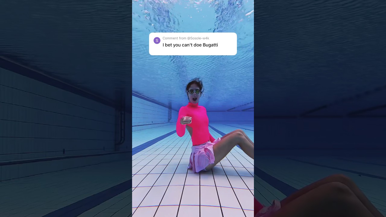 I Tried the Bugatti Trend… Underwater 🚗🌊