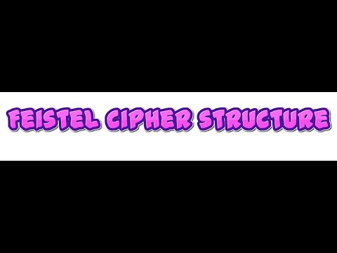 Feistel cipher structure crypptography