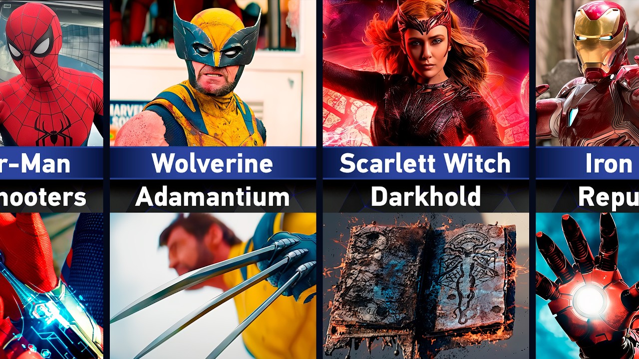 MCU Characters and Their Weapons | Marvel