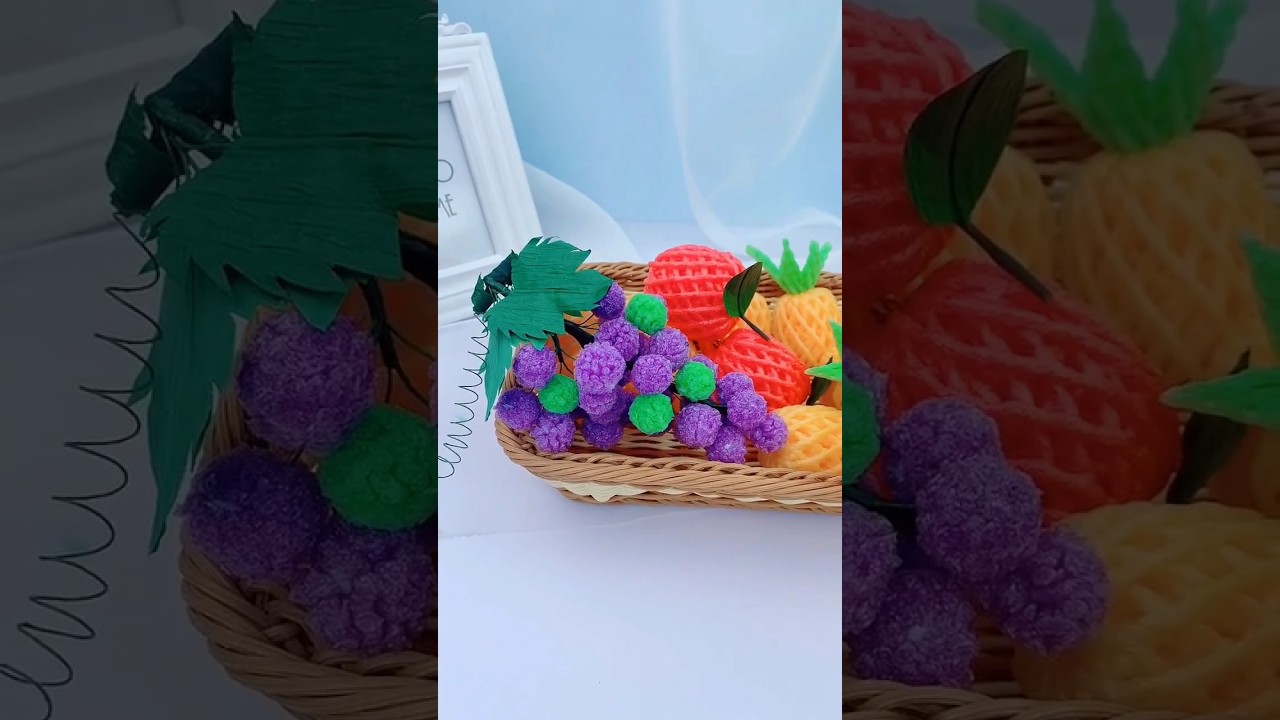 Creative Fruit DIY with Foam Nets ๐
