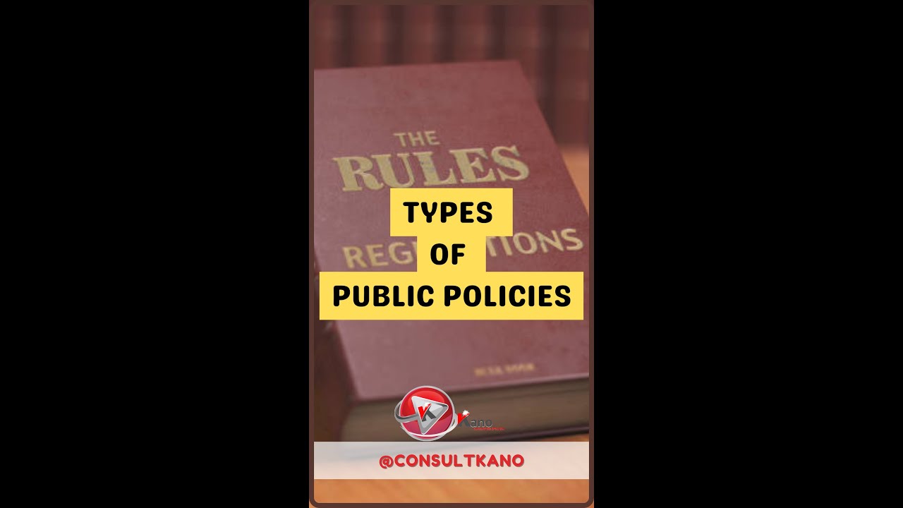 5 Types of Public Policy Explained π