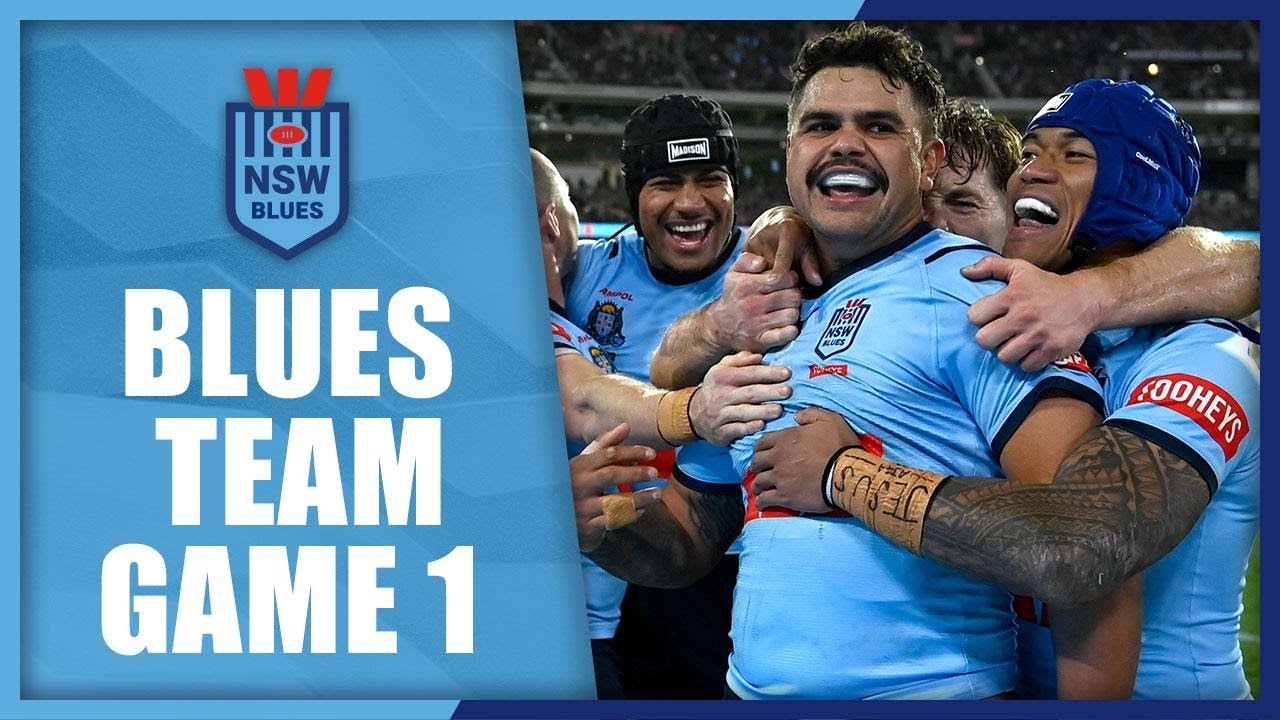 State of Origin 2025: NSW Blues Team Selected for Game 1 🏉