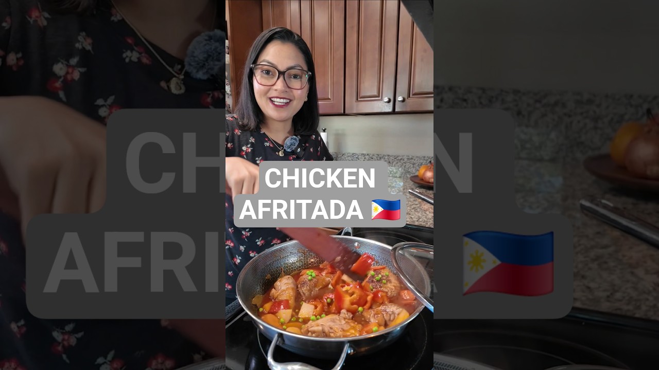 Simple Filipino Chicken Afritada Recipe 🍗