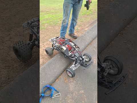 GAS POWER!!!! BAJA HPI MONSTER #RC #BRAAAAPPP!!!!!!