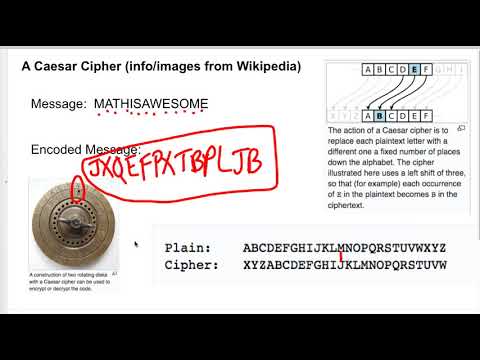 HA2PC: 4.3 (0003) OPTIONAL Some Cool Ciphers from History Caesar Cipher Vigenere Cipher