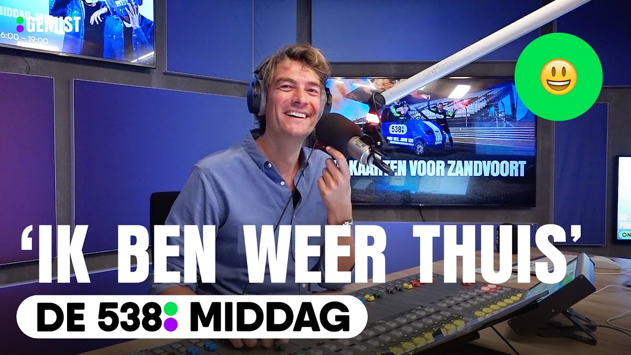 Frank Dane en Jelte Terug bij 538 Middagshow ποΈ