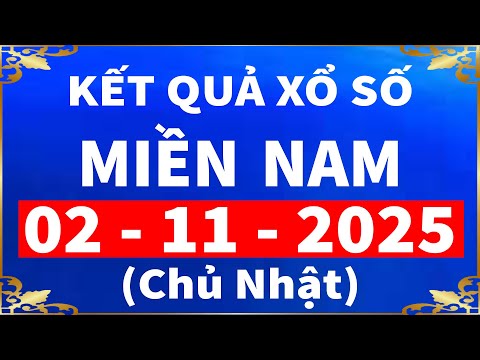 Kết quả xổ số miền nam hôm nay ngày 2/11/2025 | xsmn: xs tiền giang, xs kiên giang, xs đà lạt