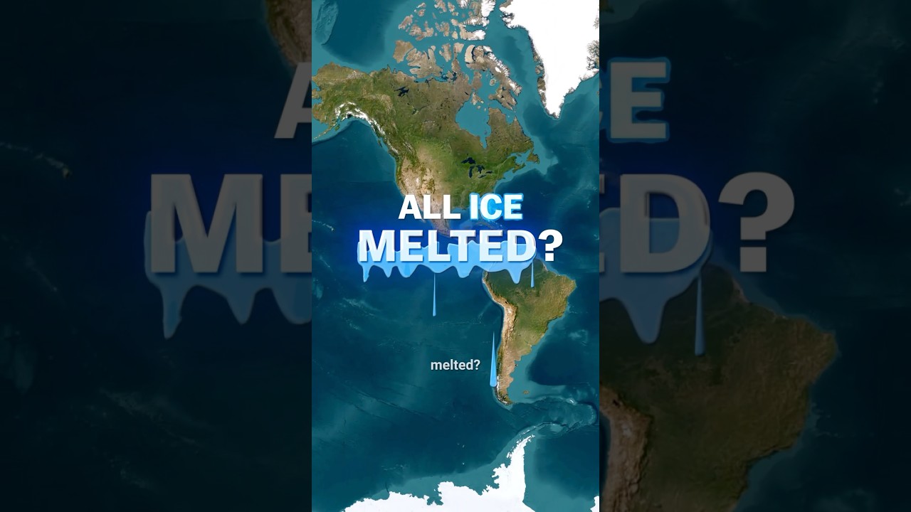 What If All Earth's Ice Melts? 🌍 Flood Impact