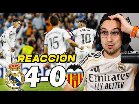 REACCIONES DE UN HINCHA al Real Madrid vs Valencia 4-0 *QUE ESPECTÁCULO* | ByDiegoX10