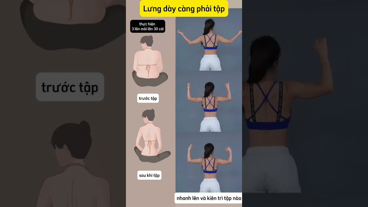 Bài Tập Đơn Giản Cho Tăng Cơ Vai & Thon Gọn Lưng 🌟