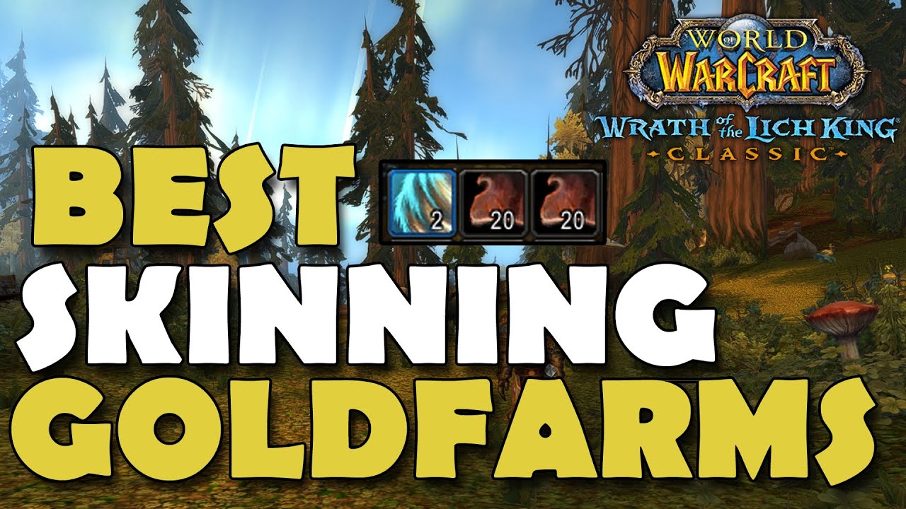 Top Skinning Gold Farms in WOTLK Classic 🪙