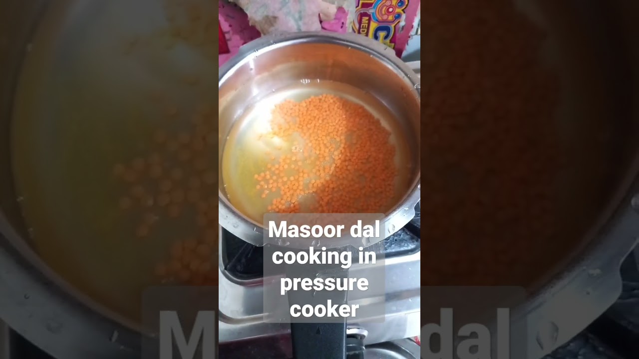 Cooking Masoor Dal in a Pressure Cooker 🥘