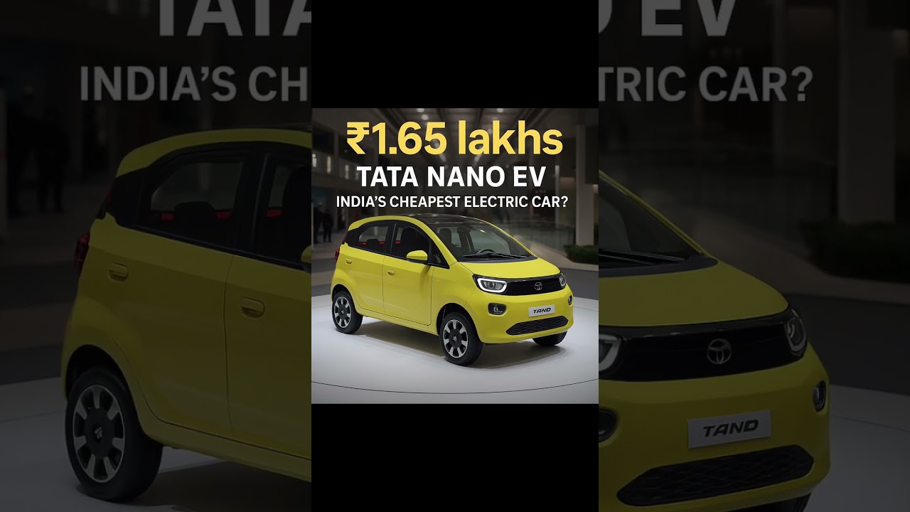 Tata Nano EV at ₹1.65 Lakh: India’s Cheapest Electric Car ⚡