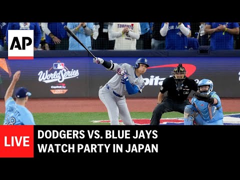 LA Dodgers vs. Toronto Blue Jays: LIVE Watch party in Japan for World Series