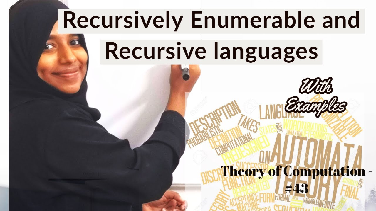 Recursion & Recursively Enumerable Languages - Lecture 43