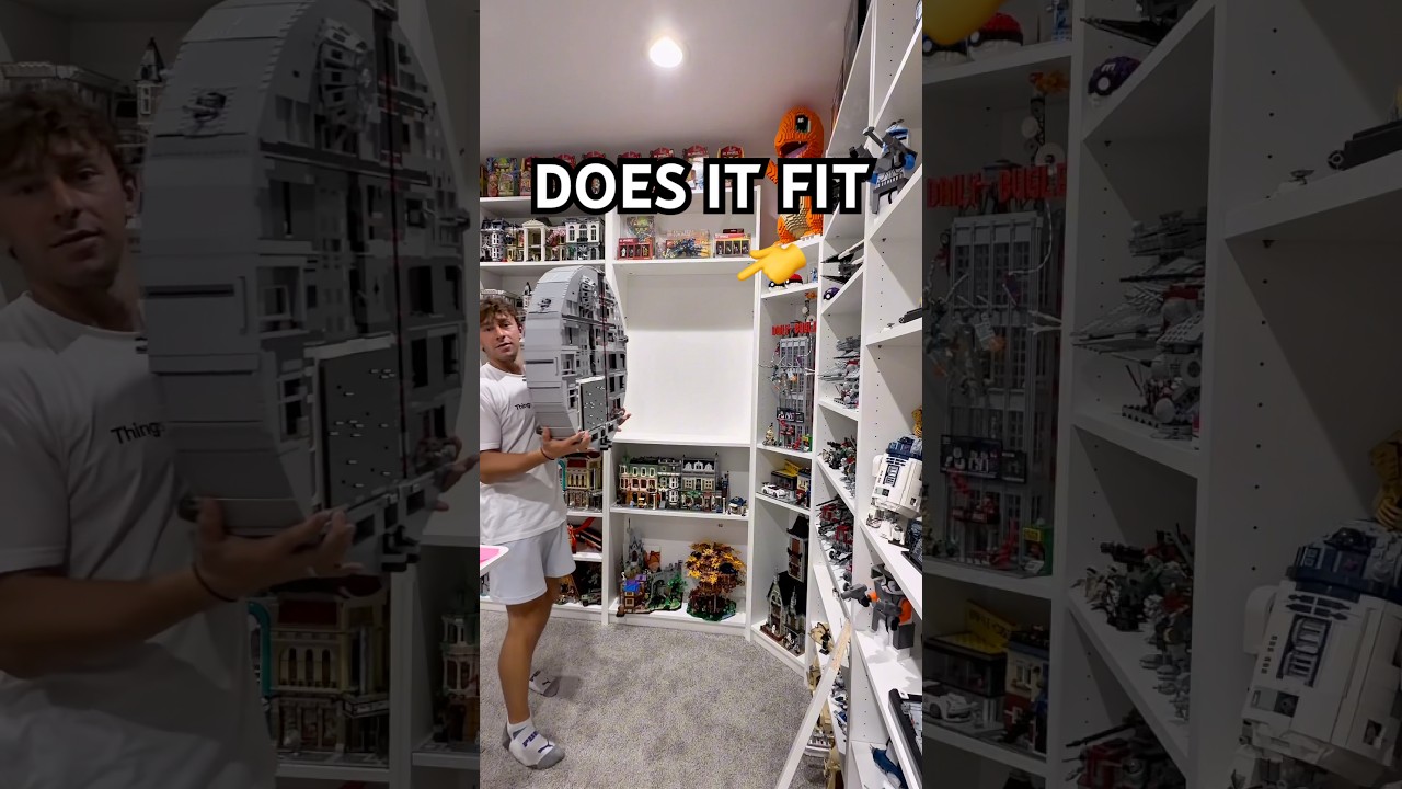 Can the LEGO Death Star Fit in a Billy Bookcase? 🤔