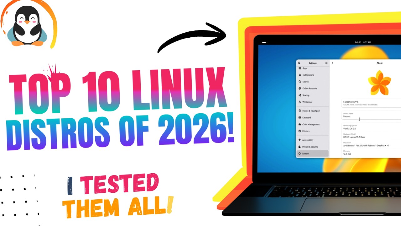 Top 10 Linux Distros of 2026 – My Picks & #3 Surprise