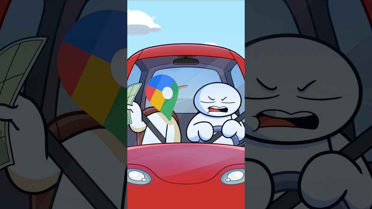 Google Maps Fun Animation 😂 #shorts