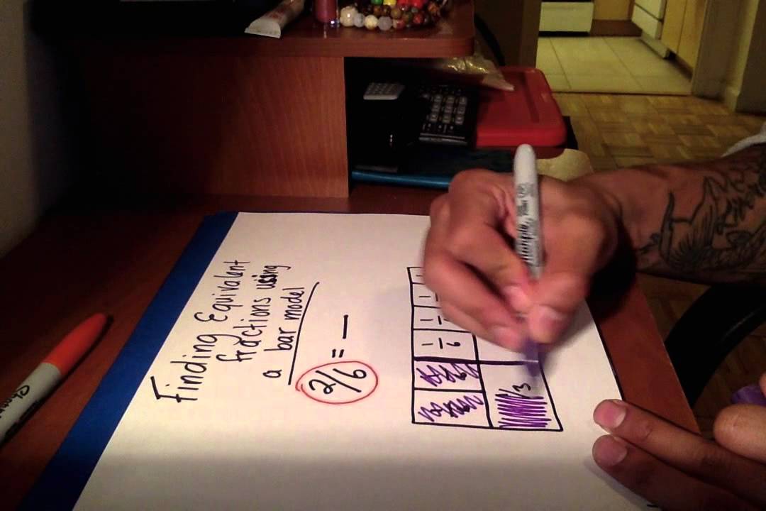 Finding Equivalent Fractions with Bar Models ✏️