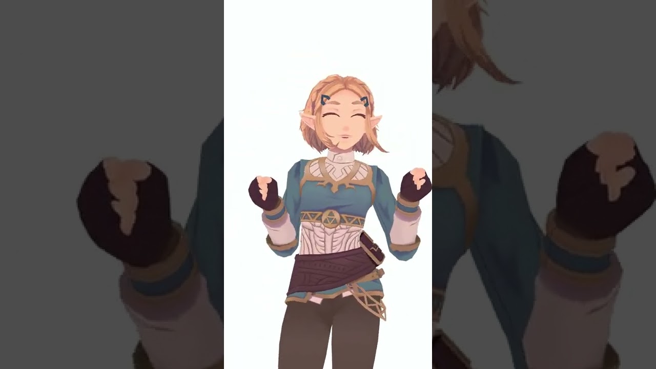 Zelda 3D Dance Animation 🎮 #shorts