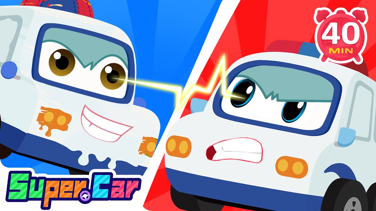 Real & Fake Police Car Showdown! 🚓 | Kids Rescue Cartoons