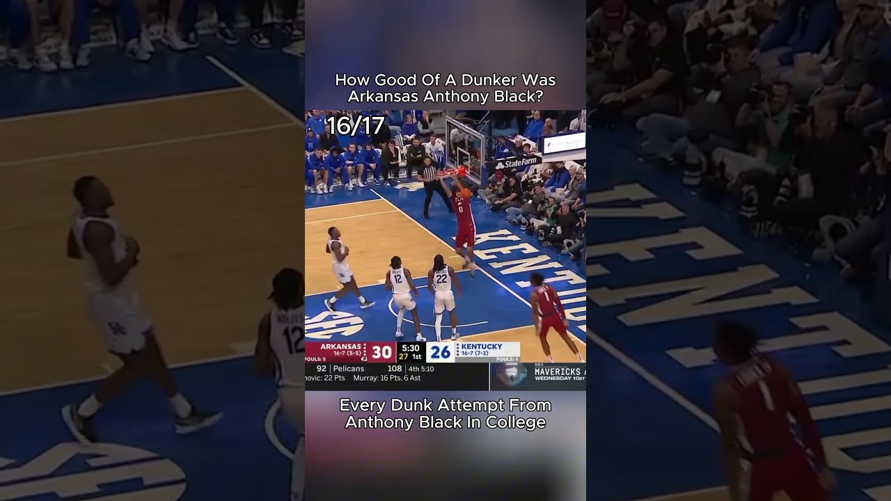 Anthony Black's Dunking Skills Revealed 🏀