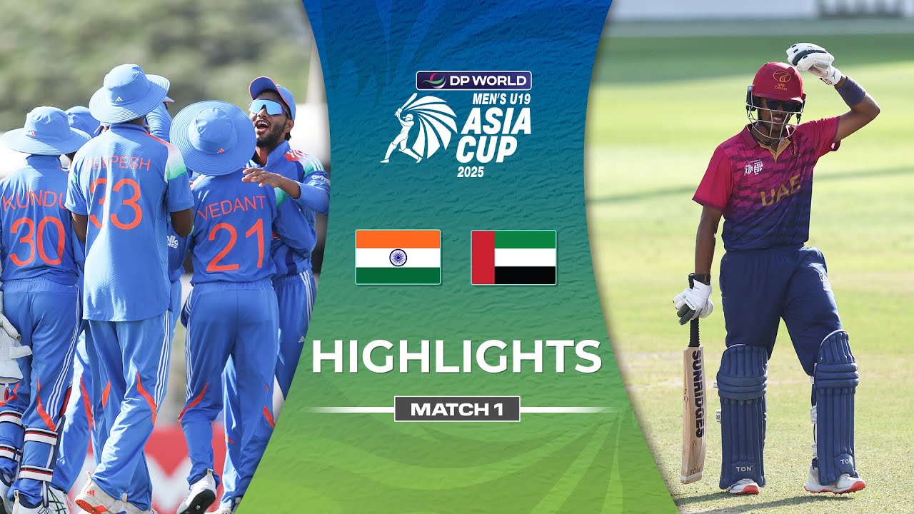 India U19 vs UAE U19 Match Highlights | Asia Cup 2025