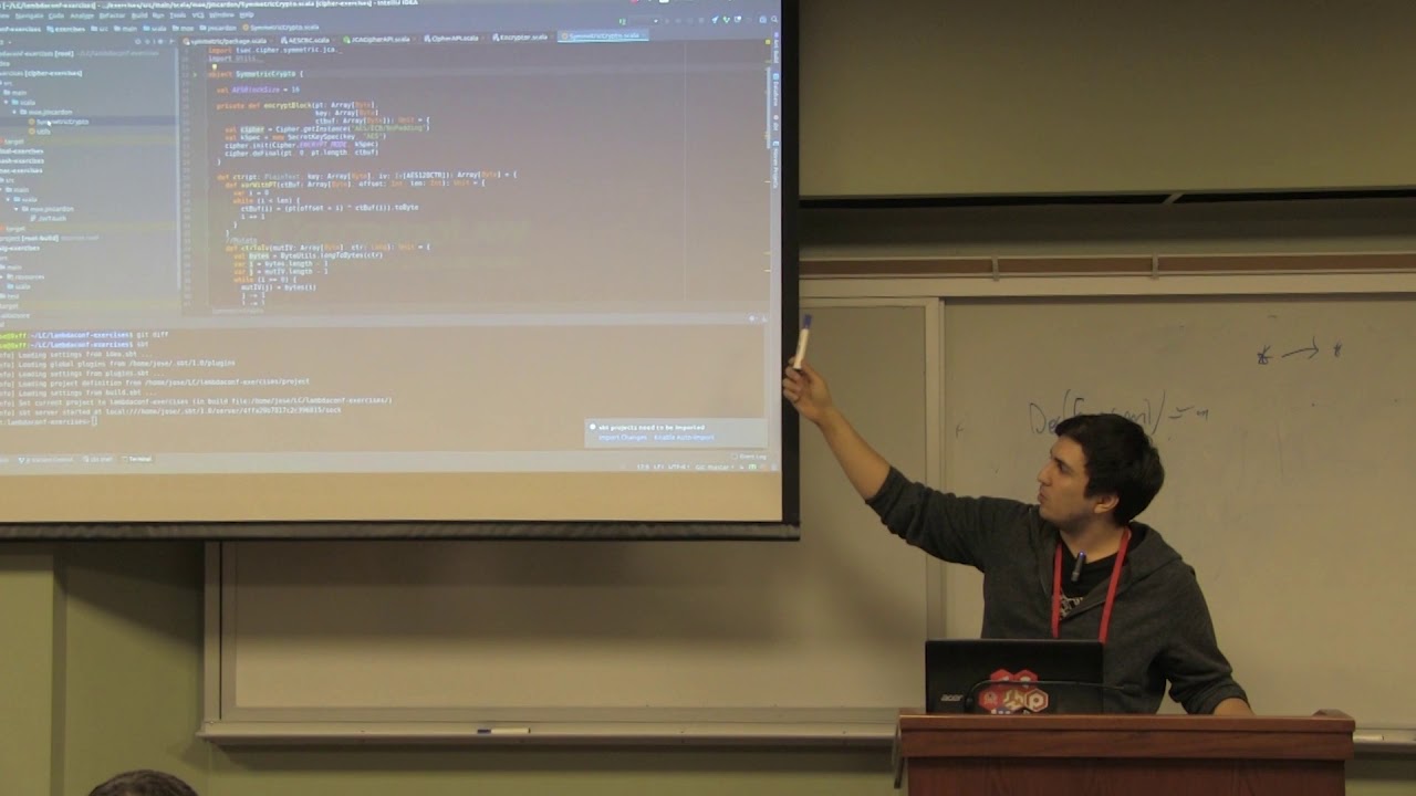 Jose Cardona's Modern Cryptography Workshop (Part 2) | λC 2018 🔐