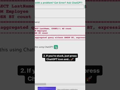Learn Sql 100% FREE With AI using ChatGPT #dataanalytics #sql #chatgpt