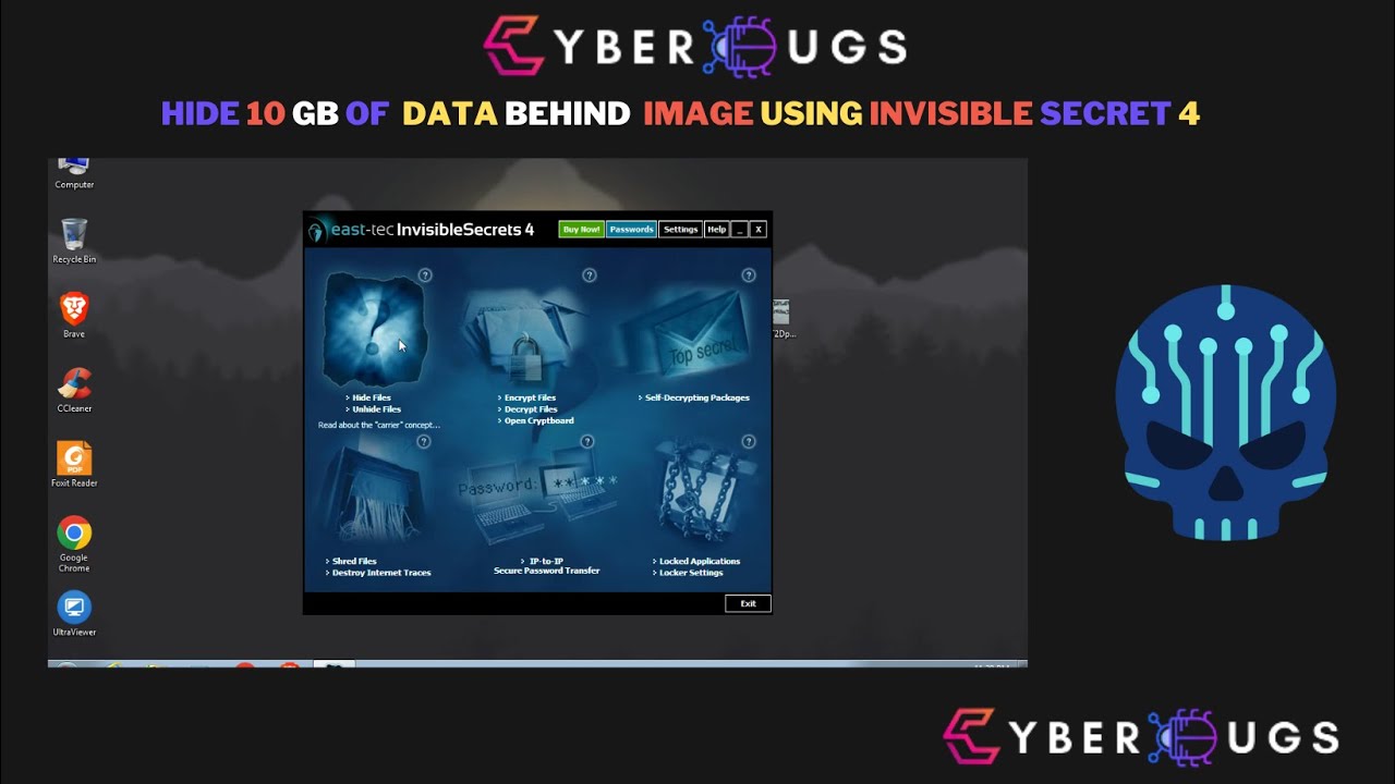 Hidden Data in Images: Hide 10GB Secret with Steganography (Hindi) 🔒