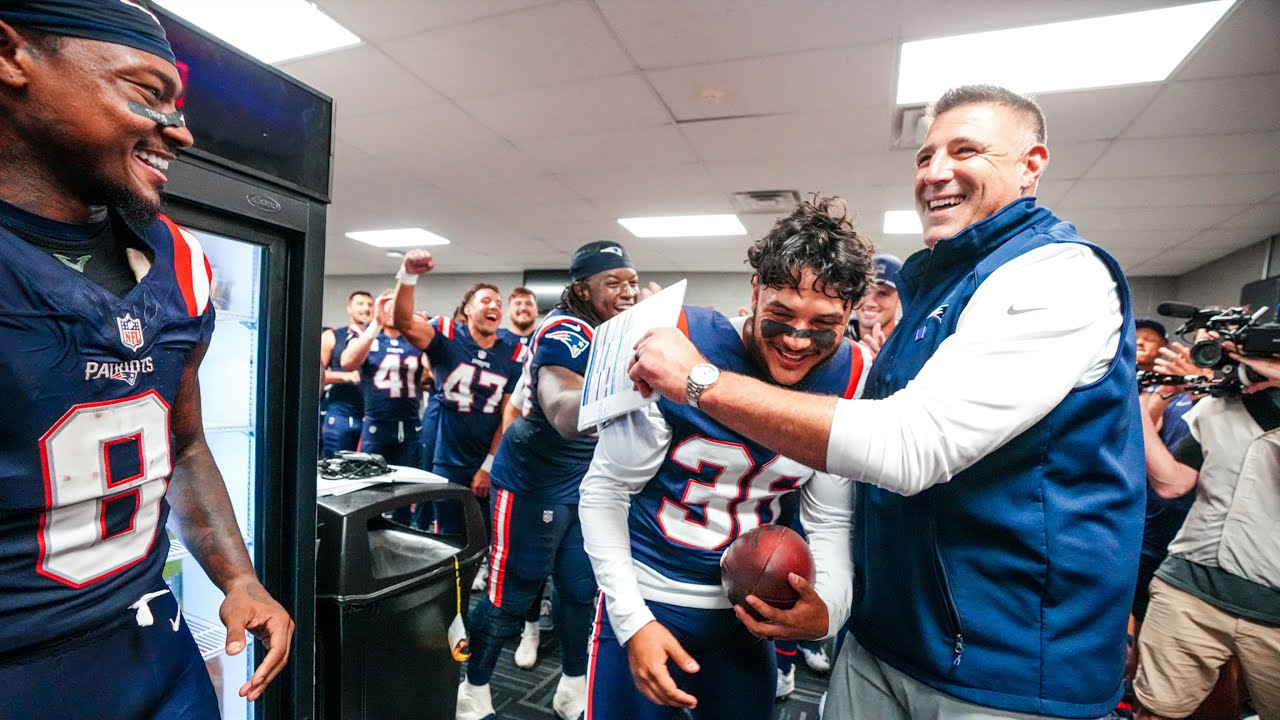 Patriots Locker Room Postgame vs. Bills 🏈