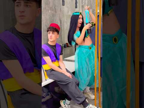 a delicious drink for Aladdin…🤭🤣 #jasminemeyer #aladdin