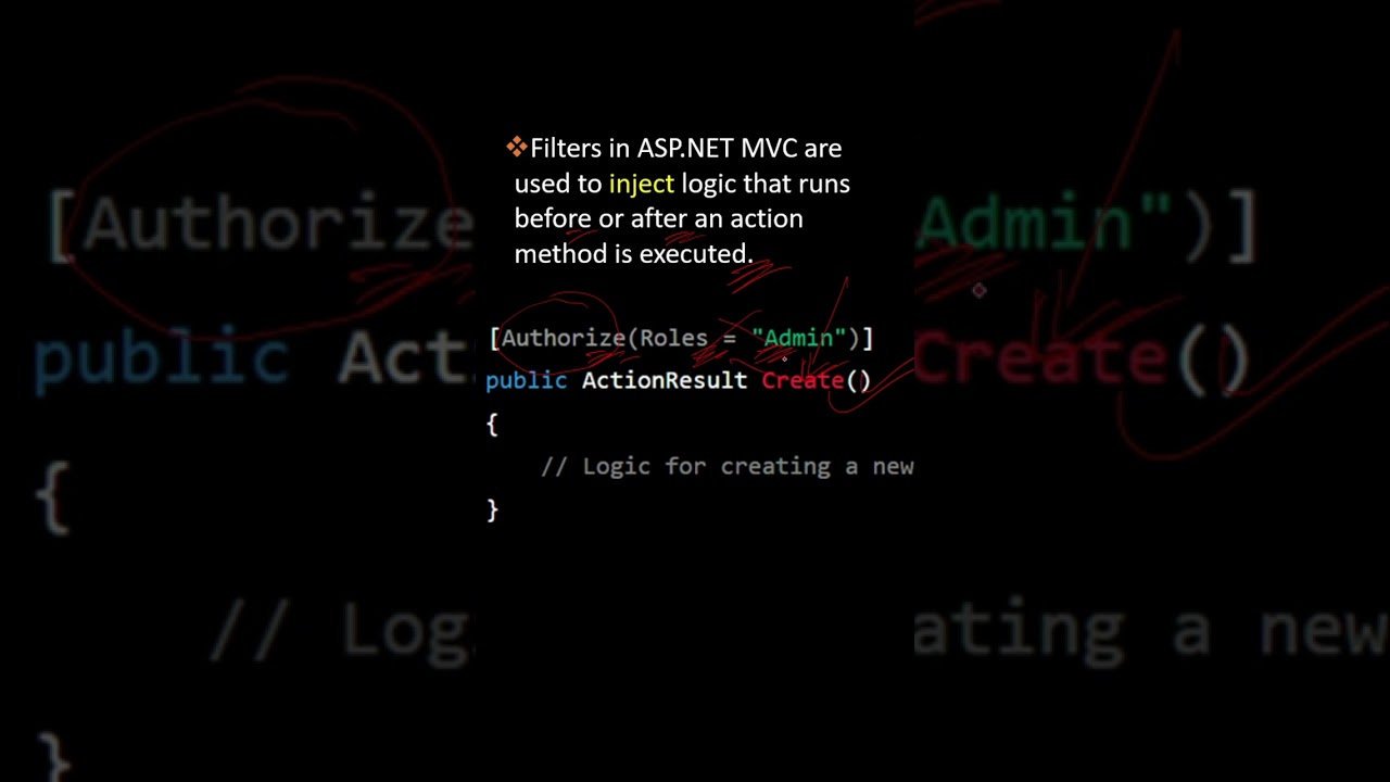 Understanding Filters & Types in MVC