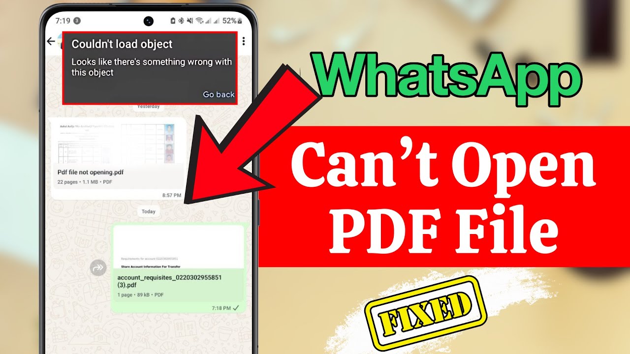Resolve WhatsApp PDF File Opening Issues | WhatsApp PDF Not Opening Problem 2025