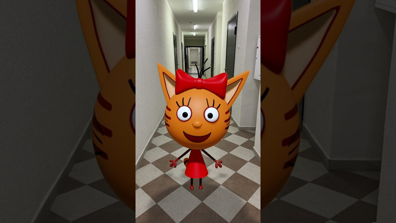 Три кота пришли ко мне домой! #Shorts