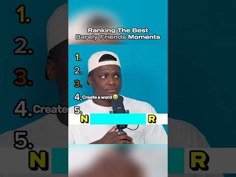 Best Barely Friends Moments Ranked #shorts #funny #ranked