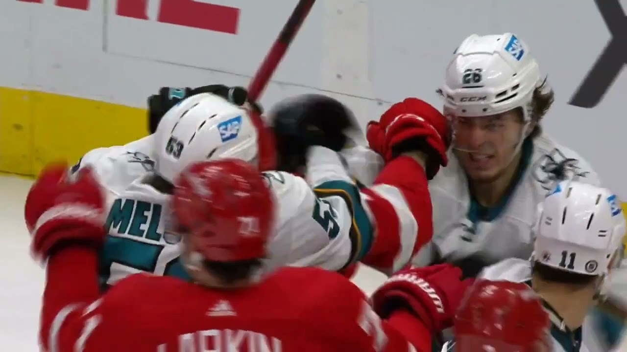 Red Wings vs Sharks Scrum Highlights 🏒