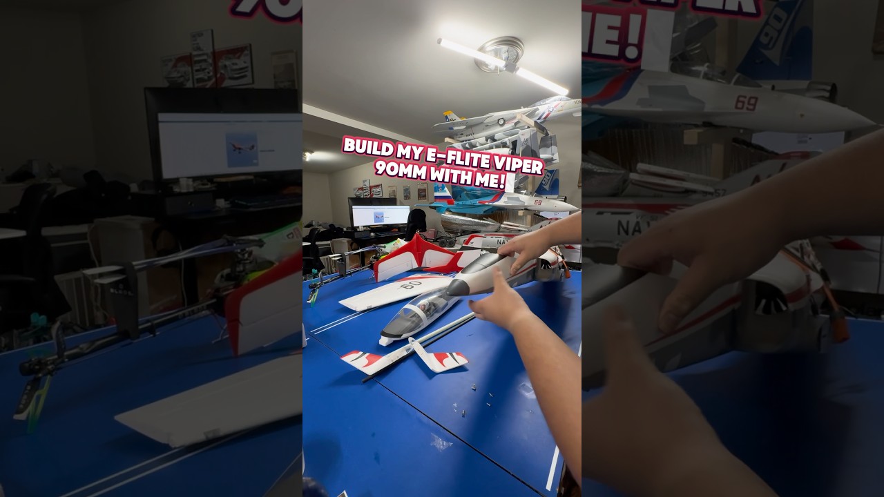 Building the E-Flite 90mm Viper RC Jet ✈️