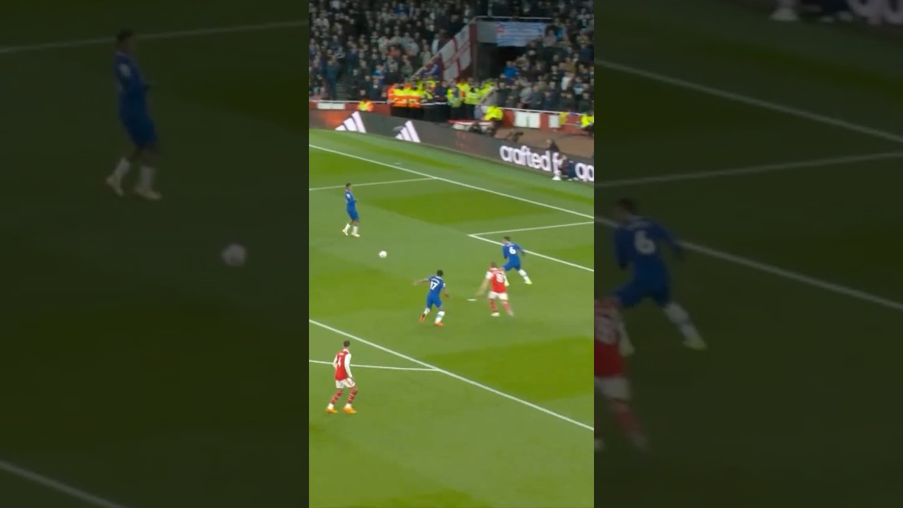 Odegaard's First-Time Goal vs Chelsea ⚽