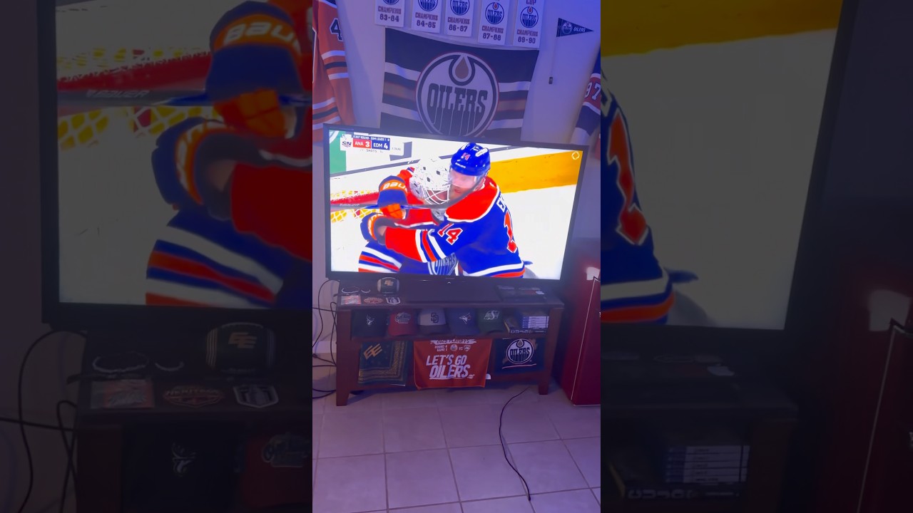 Oilers Win Game 1 Vs The Ducks 4-3 #stanleycup #oilers #oilersnation #edmonton #ducks
