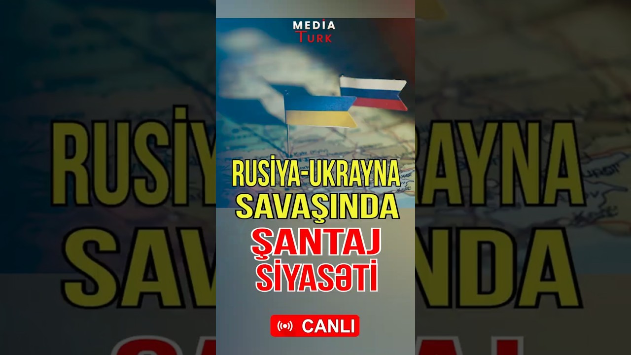 Rusiya-Ukrayna Savaşı Şantajla mı Durdurulacak? – Canlı Yayın